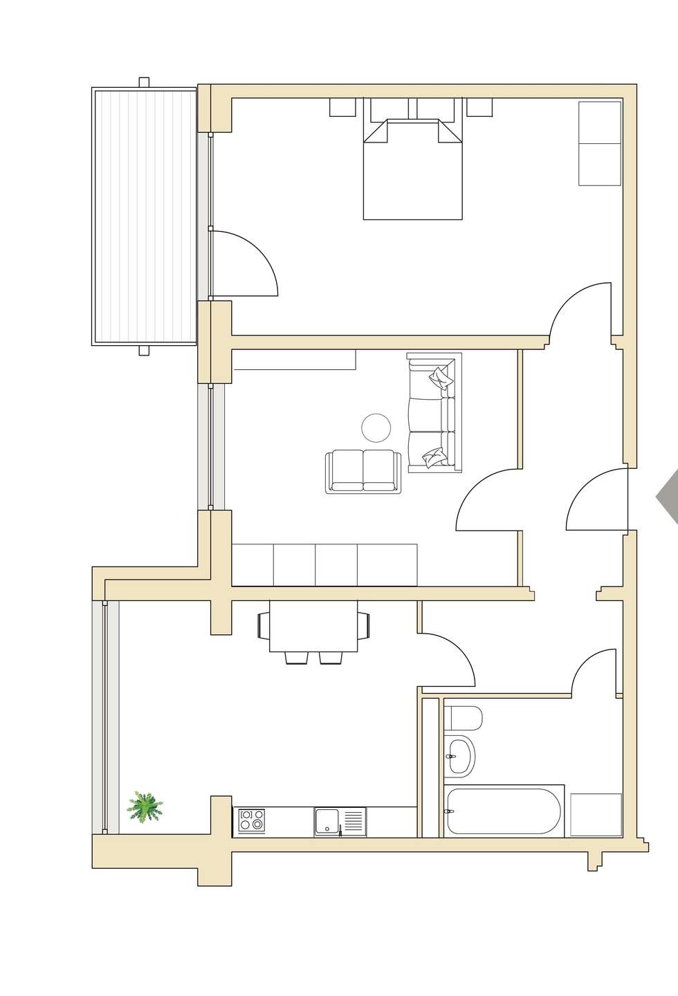 Grundriss Typ 5 | Lange Straße
