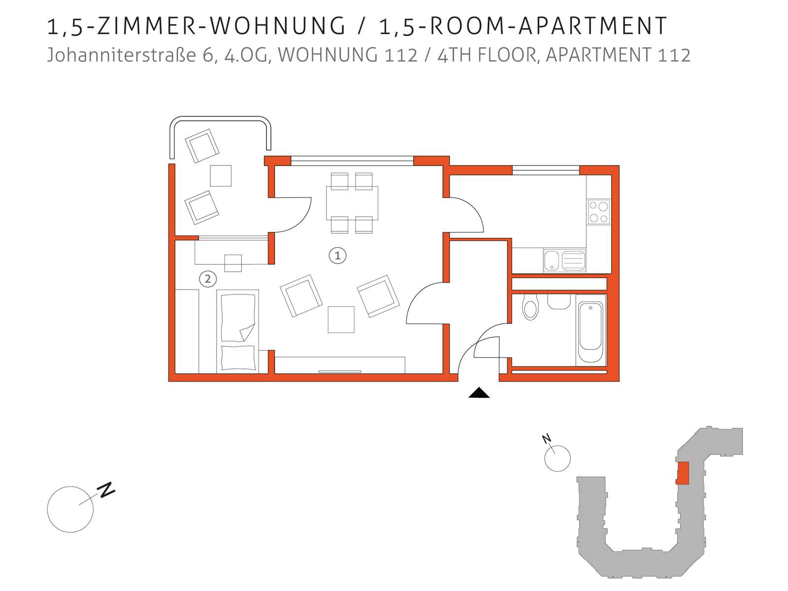 Grundriss 112 | Johanniterstraße