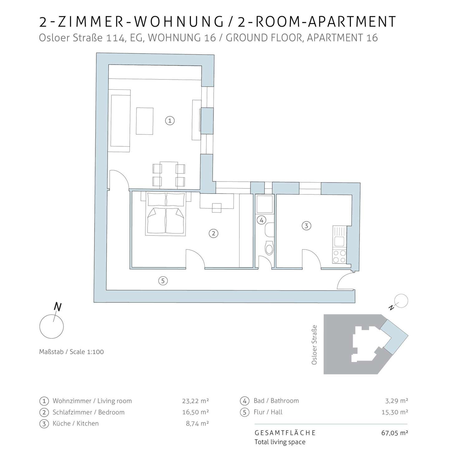 Grundriss 16 | Osloer Straße