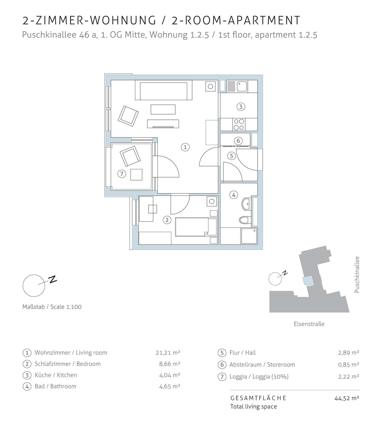 Eigentumswohnung+Berlin+Treptow+Puschkinallee+46a+Grundriss+1.2.5 | Puschkinallee