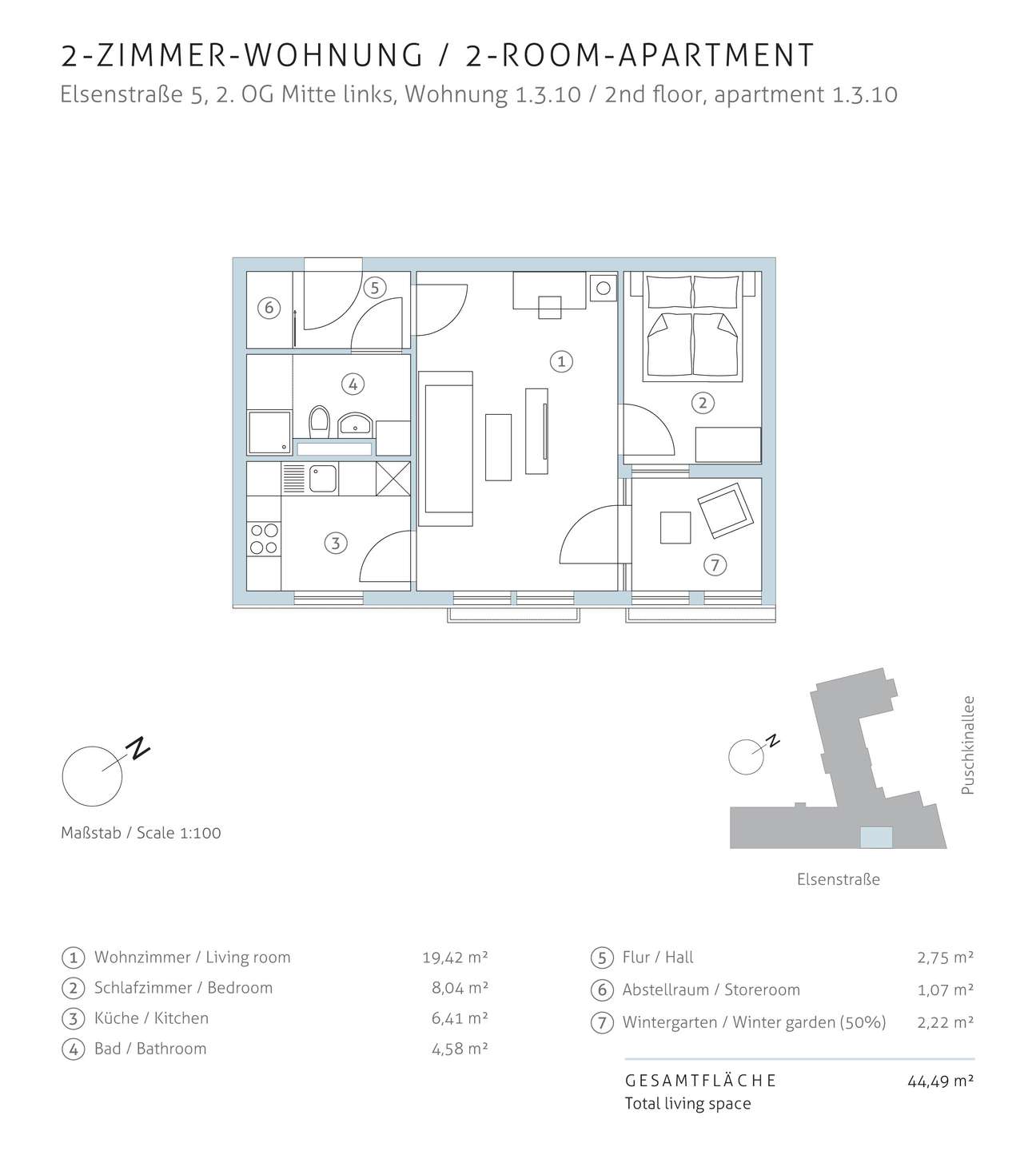 Eigentumswohnung Berlin Treptow Elsenstrasse 5 Grundriss 1 | Elsenstraße