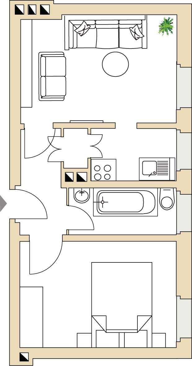 Grundriss 42 Mozartstraße 27 | Mozartstraße