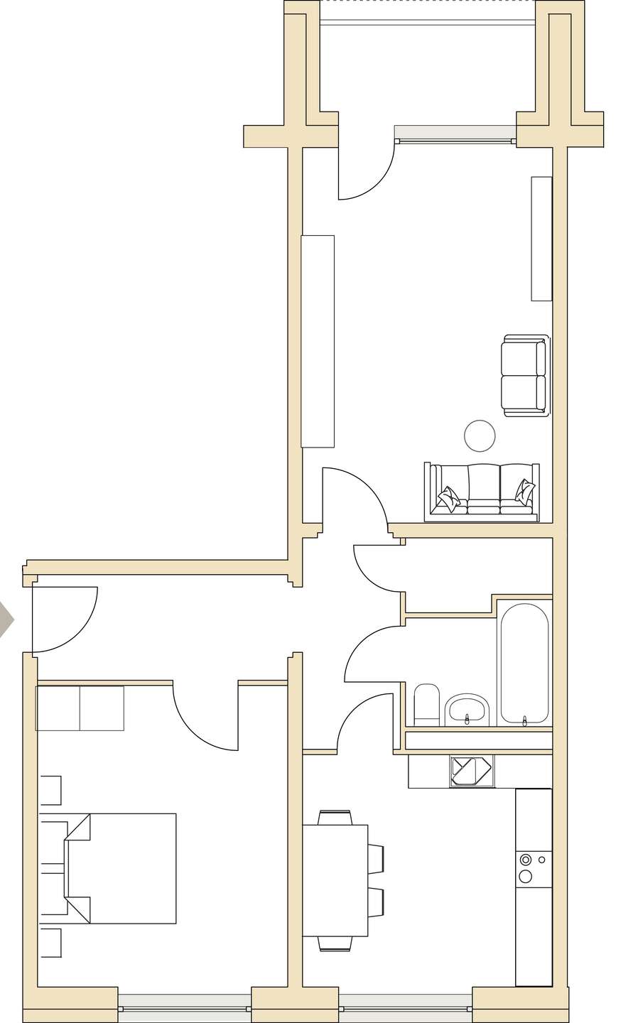 Grundriss Typ 3 | Lange Straße