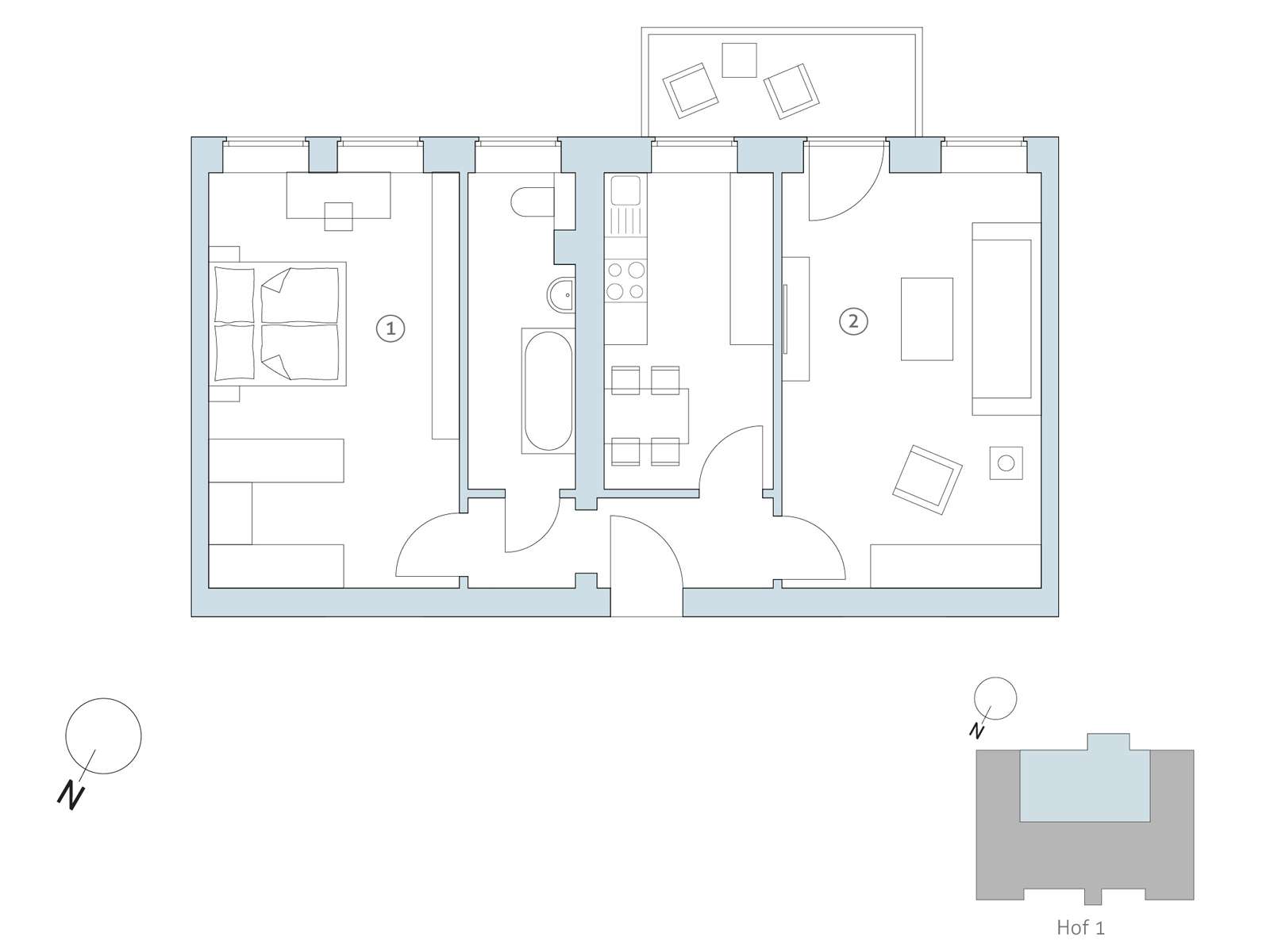Floor plan unit 17 | Binzstraße