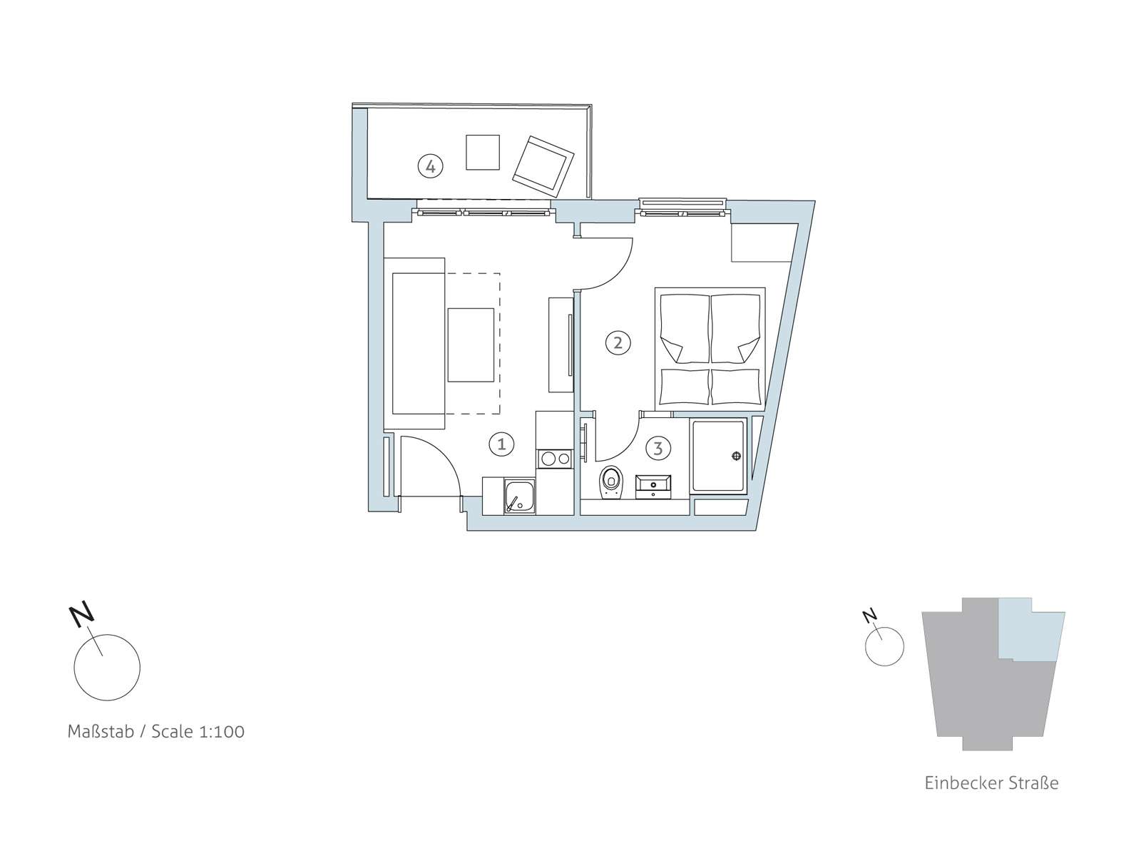 Grundriss WE 12 | Einbecker Straße