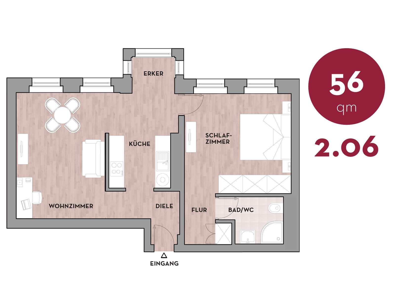 Grundriss 206 | Dorotheenstraße