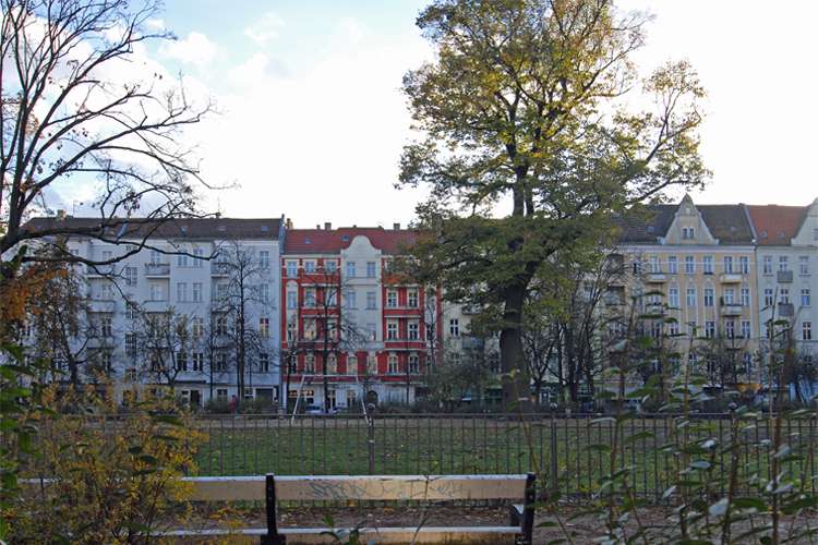 Viel Grün am Boxhagener Platz | Boxhagener Straße