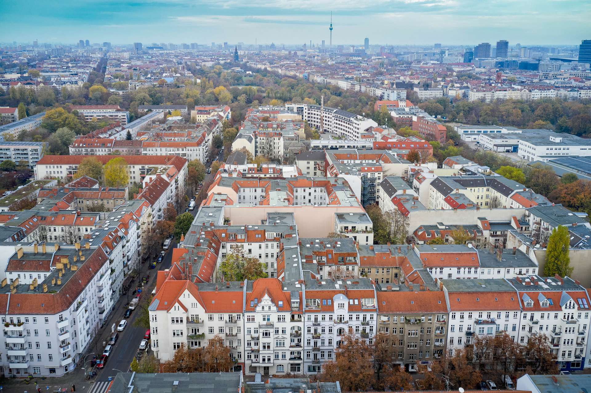 Vogelperspektive Kreuzberg | Bouchéstraße