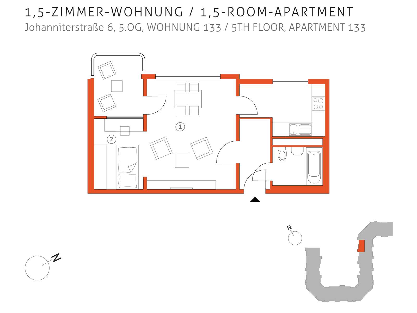 Grundriss 133 | Johanniterstraße