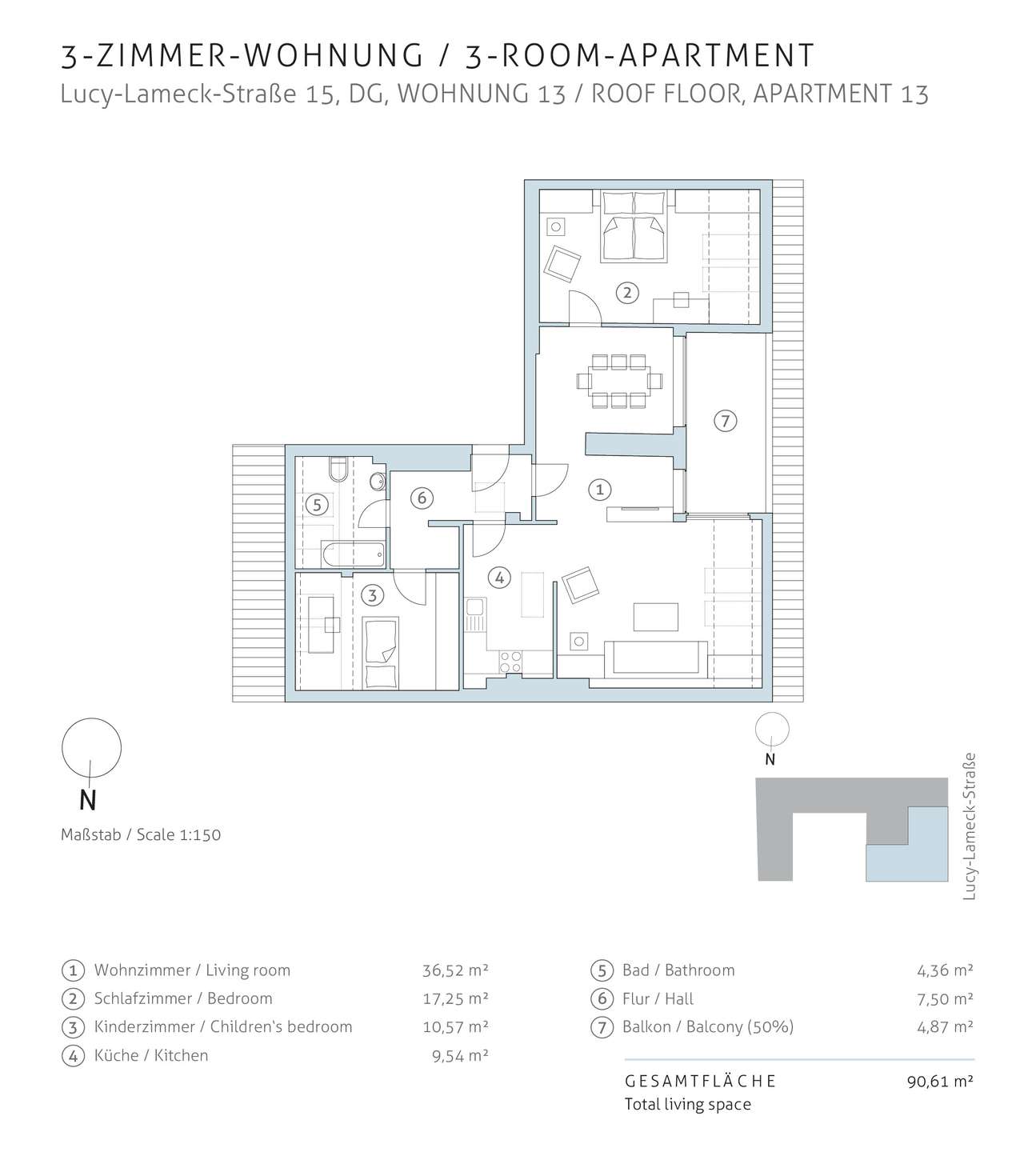 1180_Eigentumswohnung Berlin Neukoelln Lucy-Lameck-Strasse Grundriss 13 | Lucy-Lameck-Straße