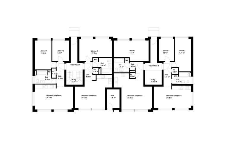 Grundriss EG | Mariannenplatz