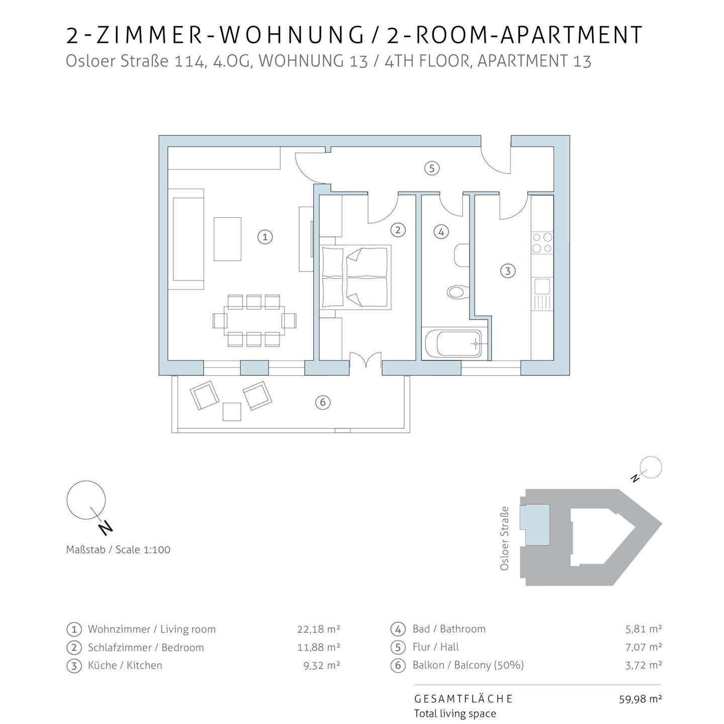 Grundriss 13 | Osloer Straße