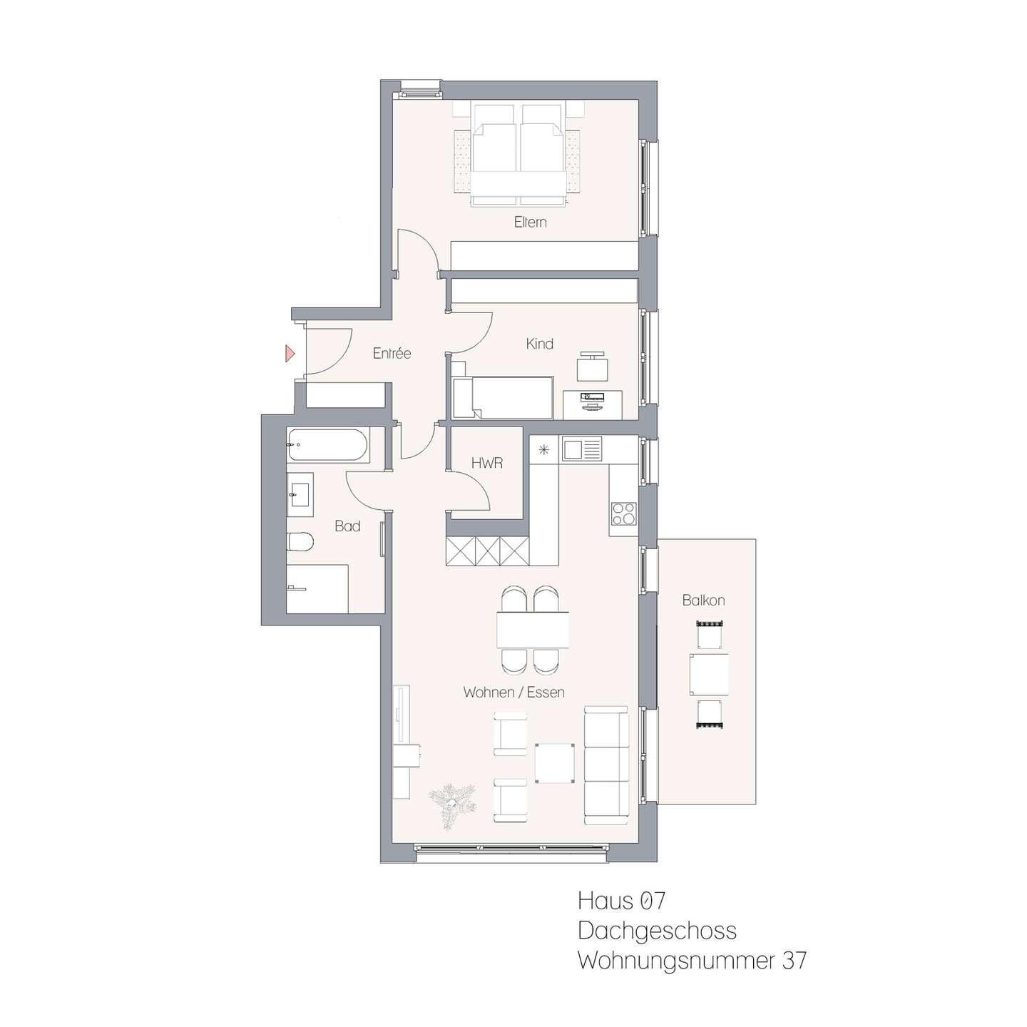 Haus 07 DG WE37 | Hauptstraße