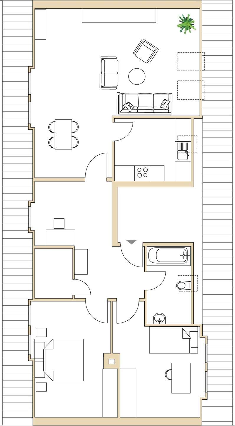 Grundriss 29_Mozartstraße 17 | Mozartstraße