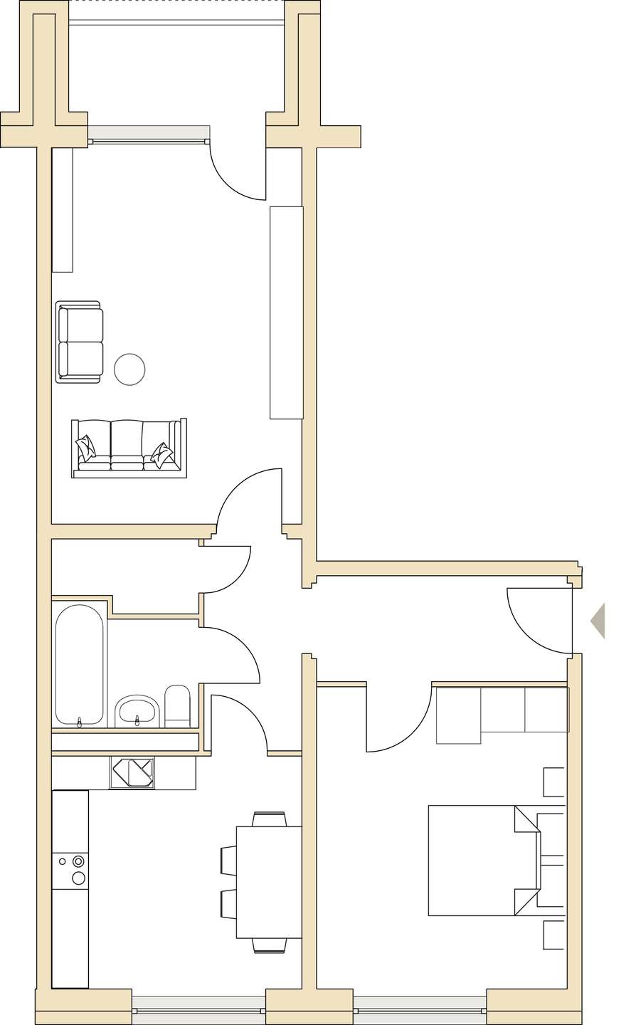 Grundriss Typ 4 | Lange Straße