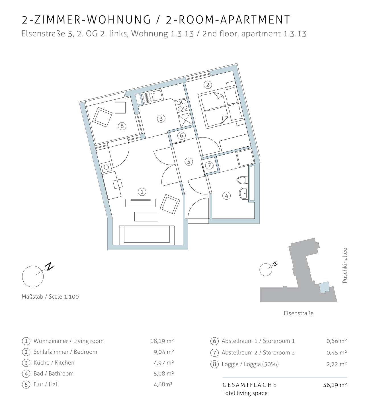 Eigentumswohnung Berlin Treptow Elsenstrasse 5 Grundriss 1 | Elsenstraße