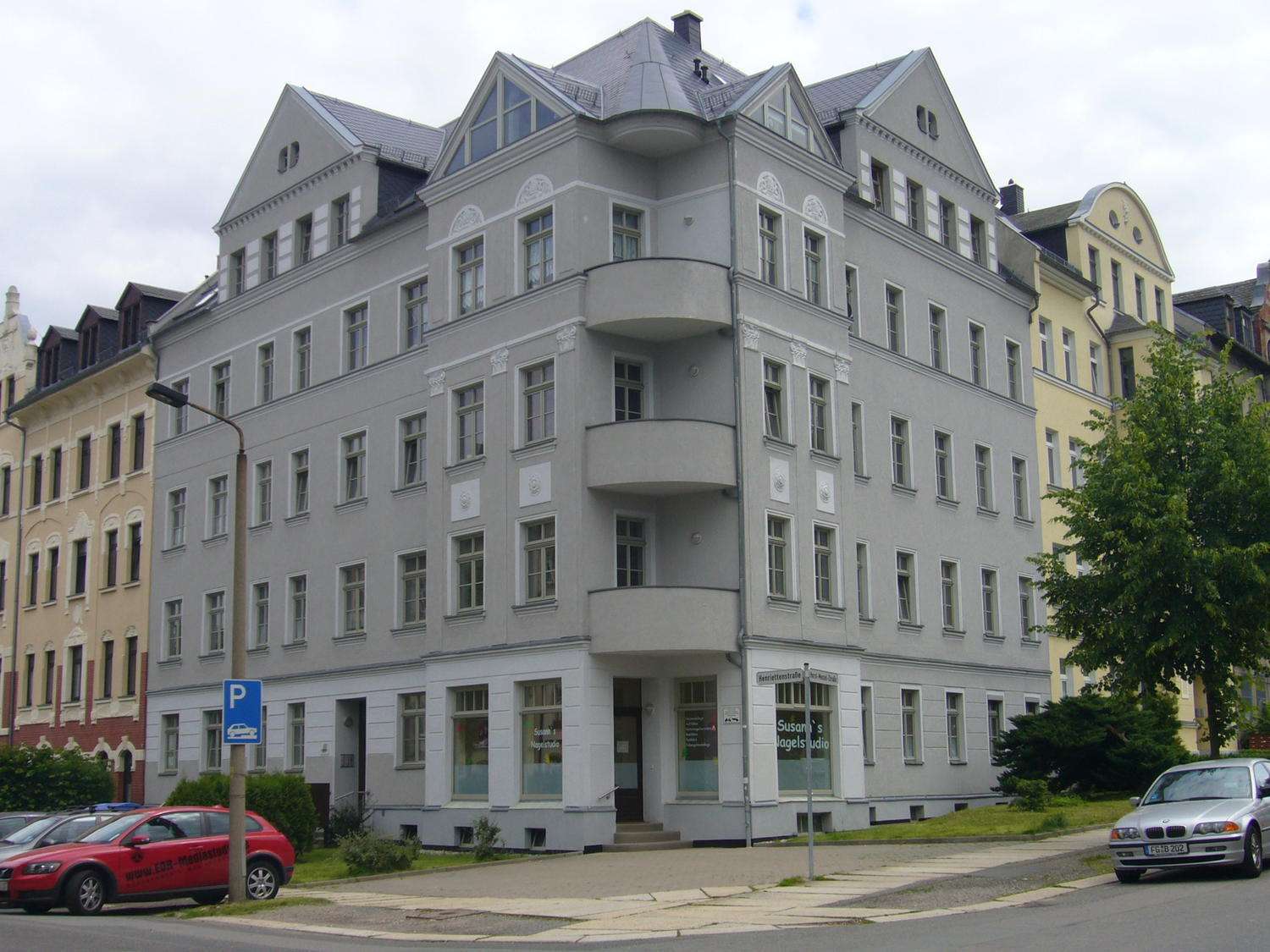 Vermietete 3-Zimmer-Eigentumswohnung mit Balkon und Einbauküche in Chemnitz-Kaßberg