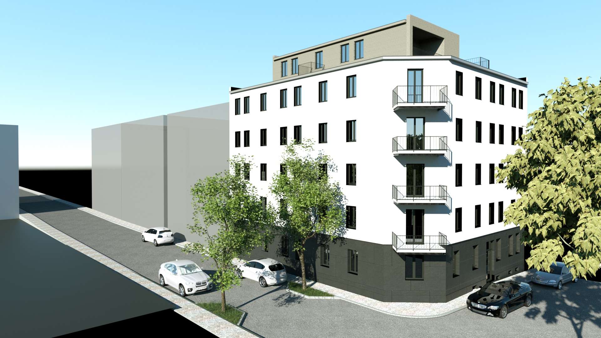 Vermietet! Exklusive Dachgeschosswohnung mit Aufzug, Küche, Balkon, Terrasse, Wanne, Dusche und Fußbodenheizung!