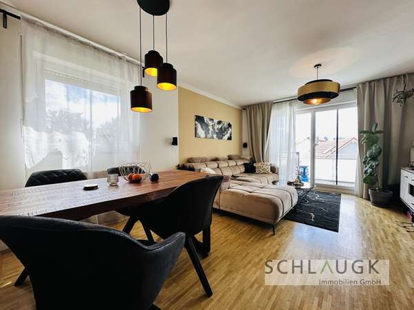 3 Zimmer Wohnung mit West Balkon