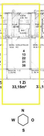 Kapitalanlage!!! In die Zukunft gedacht: 1 Zimmer Wohnung in der Nähe der neuen U Bahn am Knie
