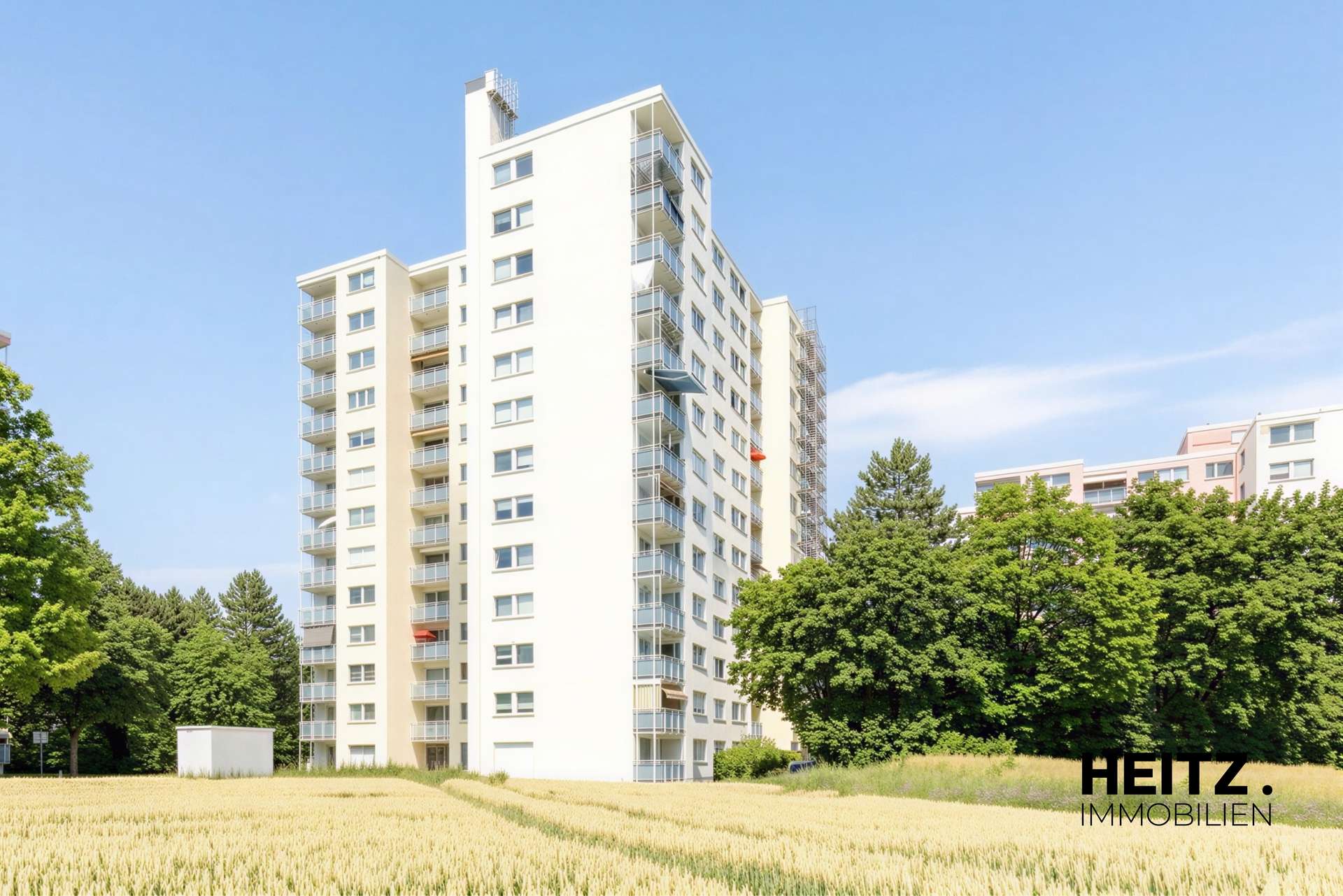 Außenansicht der Wohnanlage in Steinbach (Taunus)