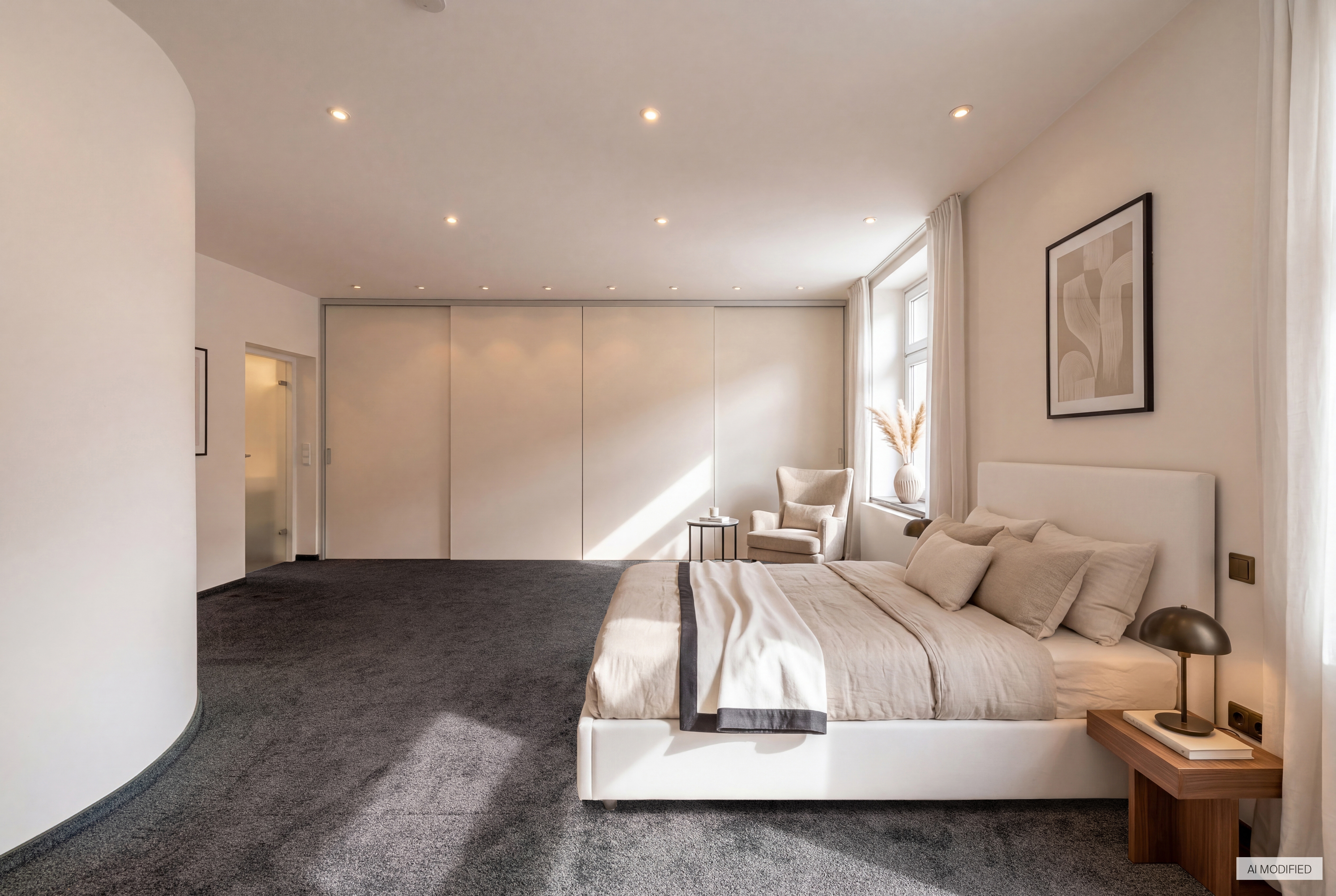 Urban and quiet location: charming 2-room maisonette with roof terrace and garage in an old building from 1890