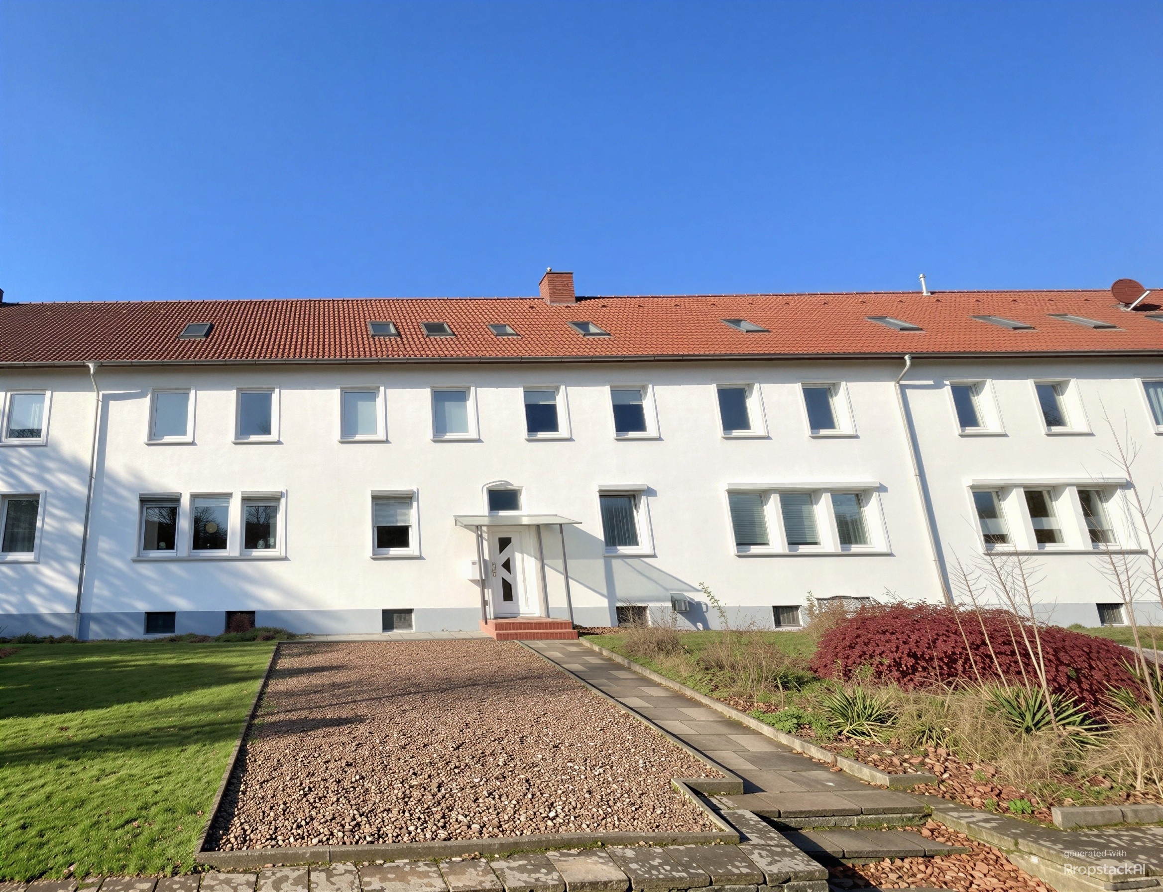 Nur vier Parteien: gepflegte 3-Zimmer-ETW mit Garten, Stellplatz und Ausbaureserve