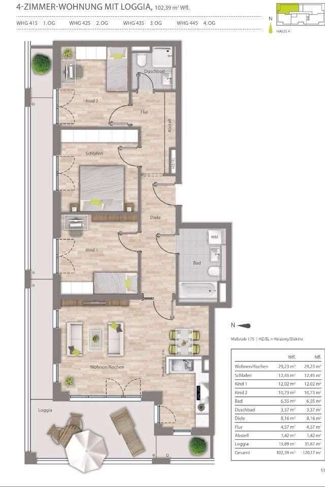 LICHT. RAUM. LEBENSQUALITÄT. Hochwertige 4-Zimmer-Wohnung. - Bild 12