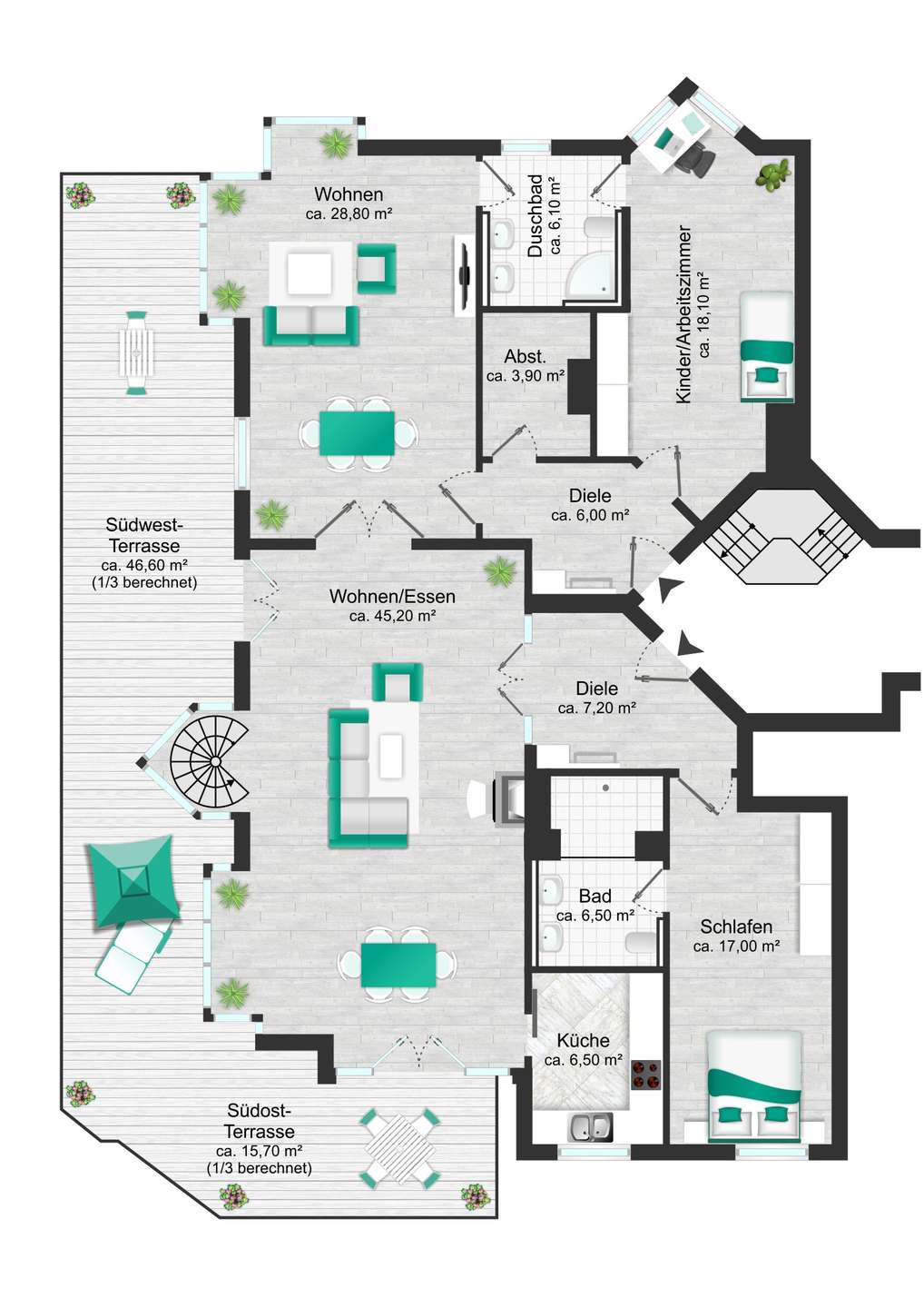 Ein Zuhause zum Ankommen - Großzügige Gartenwohnung in Alt-Solln - Bild 14