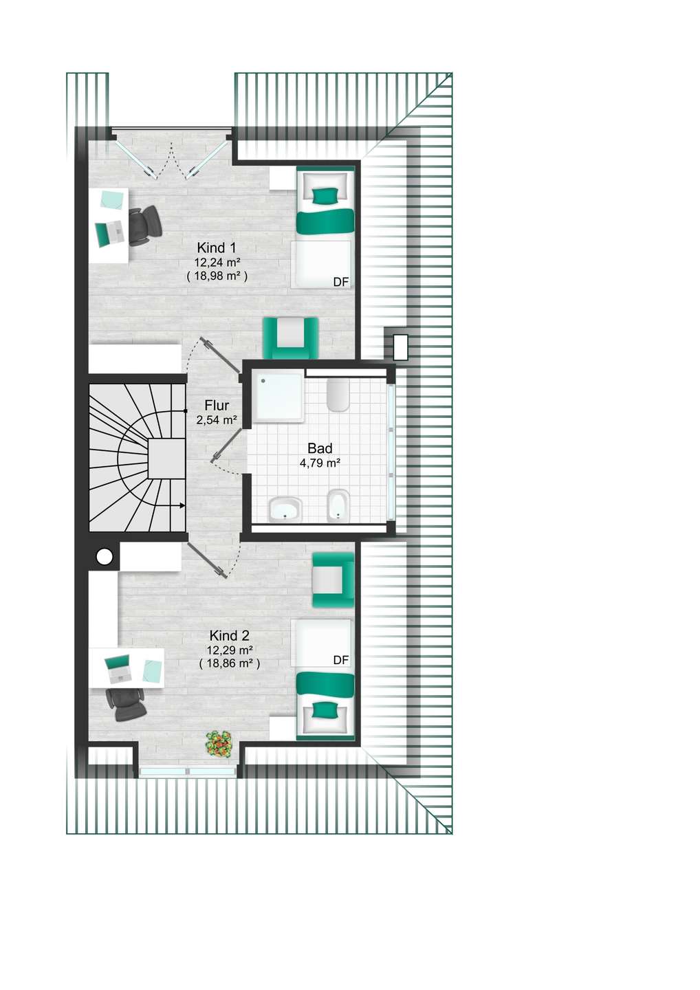 Moderne, energieeffiziente Doppelhaushälfte für die ganze Familie - Bild 26
