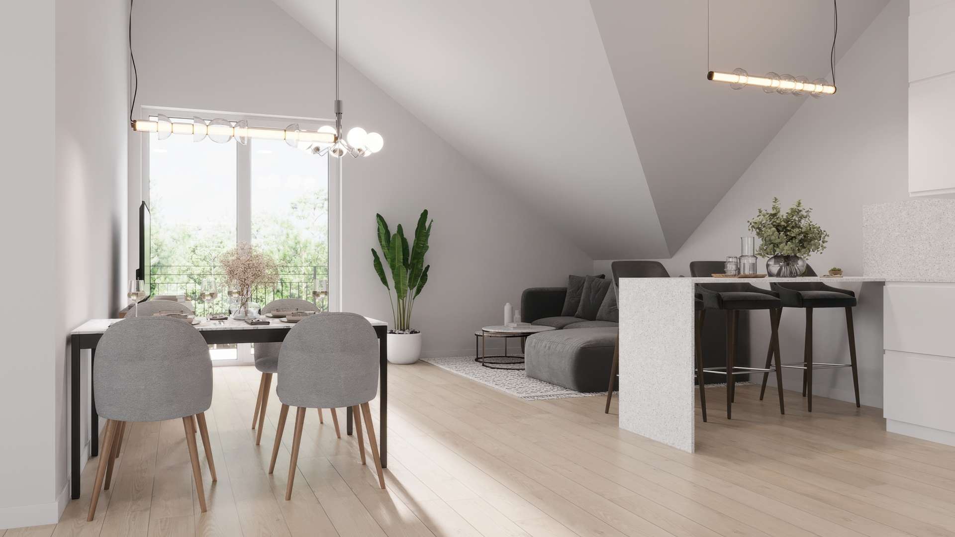 Moderne Dachgeschosswohnung mit KfW 40- QNG - Bild 1