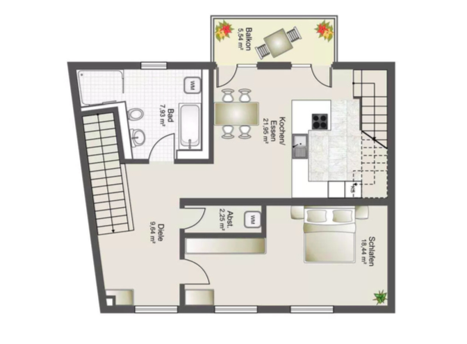 Erstbezug Maisonette-Wohnung in grüner Lage - Bild 10