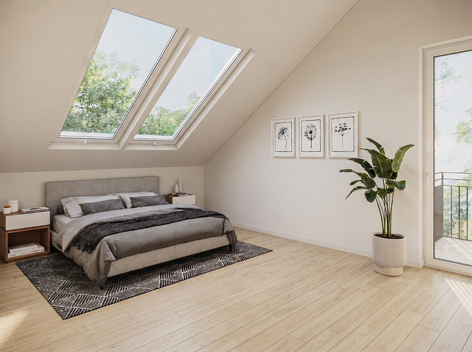 Moderne Dachgeschosswohnung mit KfW 40- QNG - Bild 2