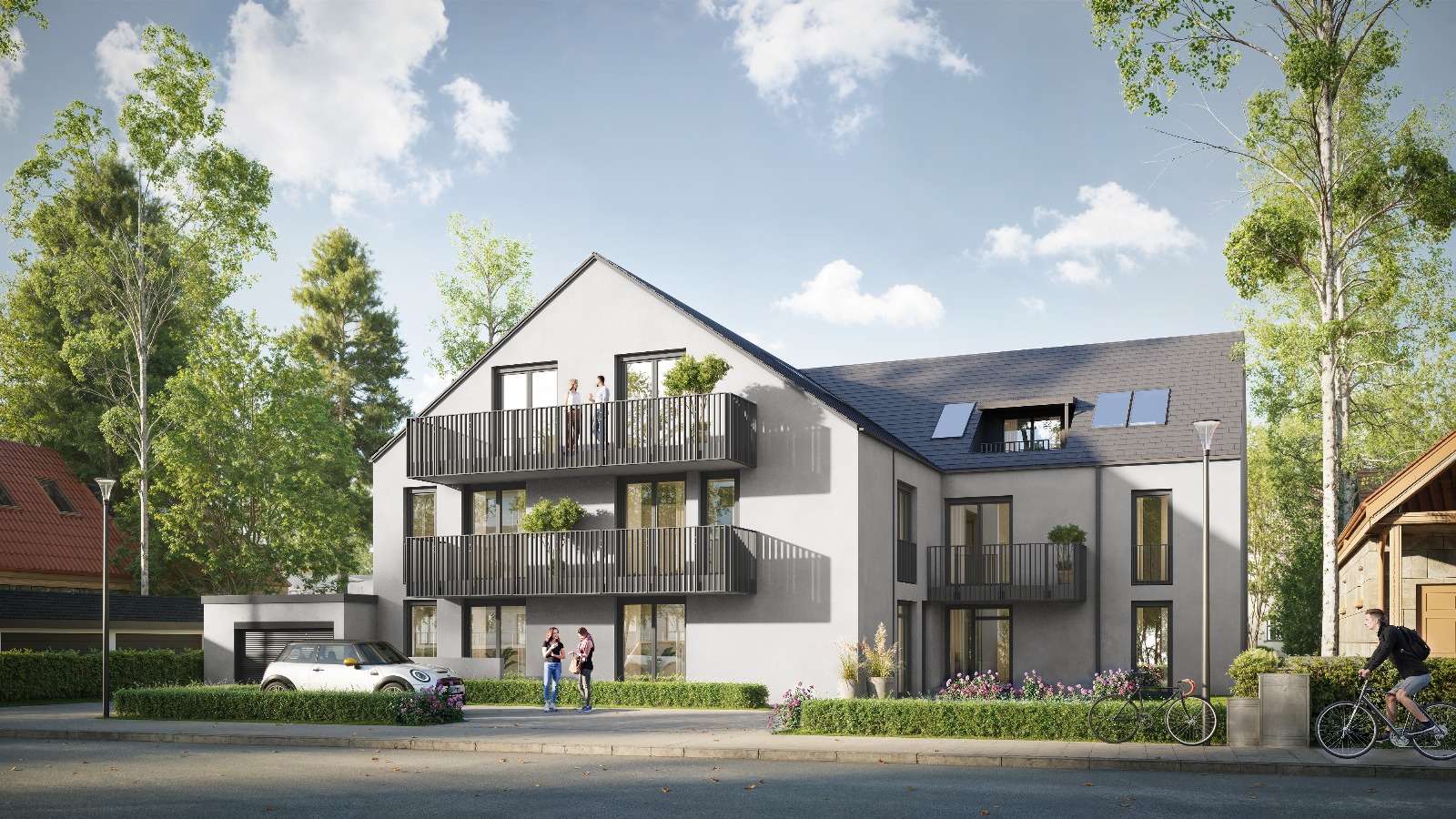 Moderne Dachgeschosswohnung mit KfW 40- QNG - Bild 4