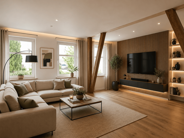 Wohnzimmer - Visualisierung