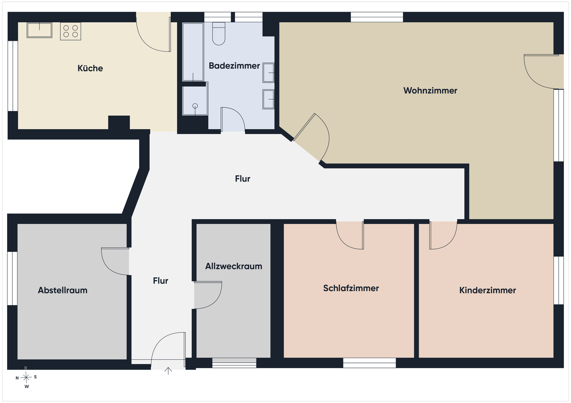Klicken zum Vergrößern Grundriss 1
