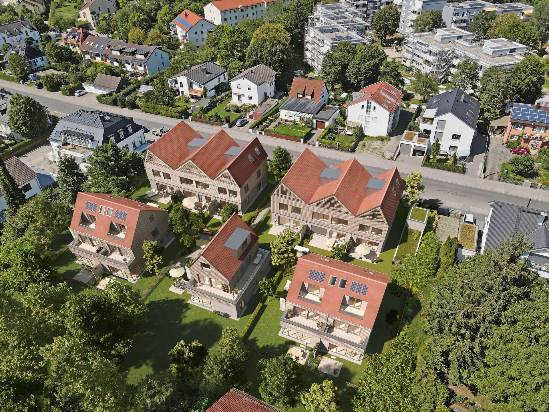 Freistehendes Einfamilienhaus in geschmackvoller Architektur in Obermenzing