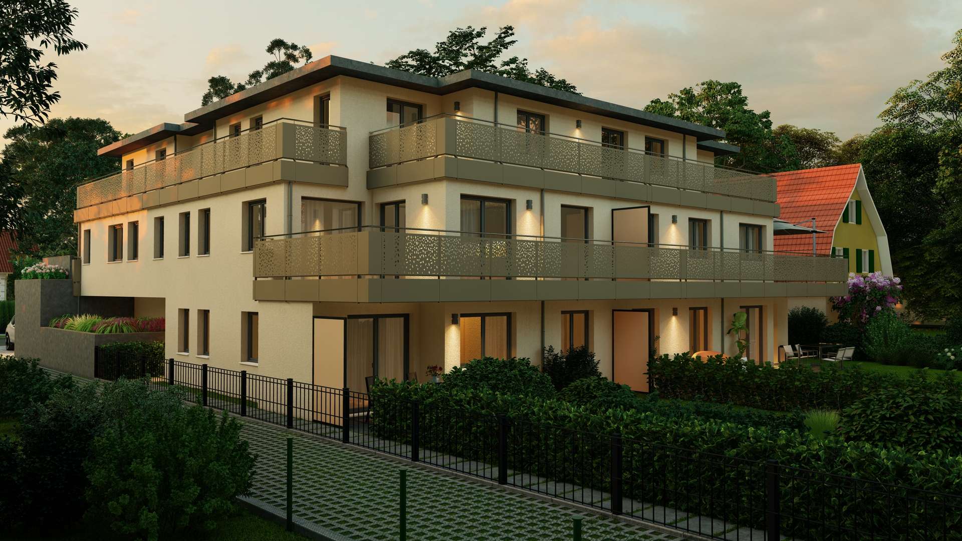 2 Zimmer Wohnung mit kleinem Garten nach Süd/Osten – hochwertiger Neubau 2026