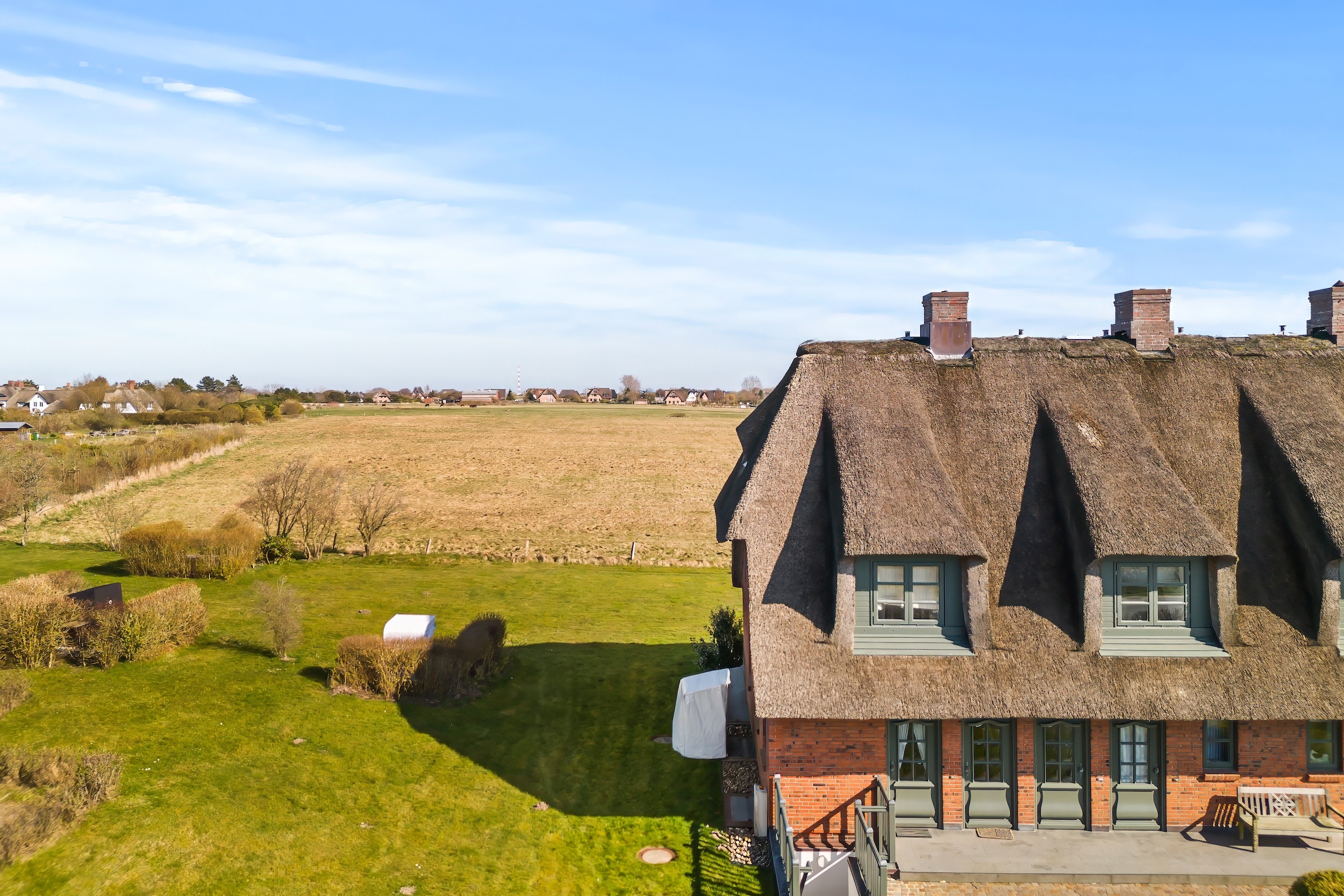 Zwischen Watt und Wiesen - Erdgeschosswohnung mit Wiesenblick in wattnaher Lage von Morsum