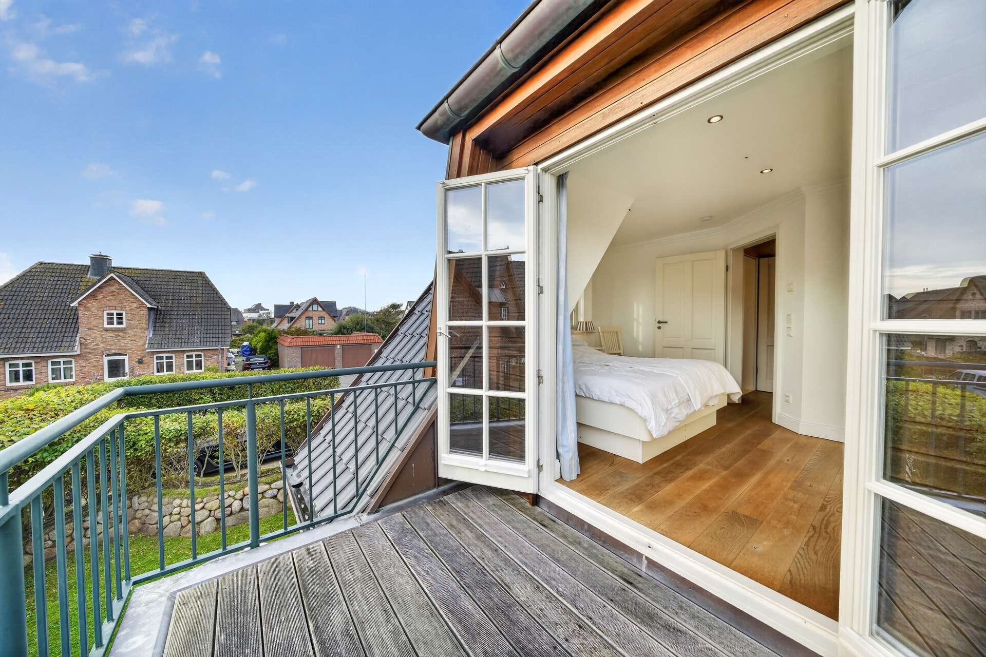 Schlafzimmer mit Balkon