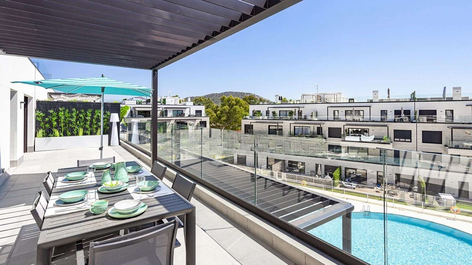Penthouse mit privatem Pool in gefragter Neubau-Anlage in Santa Ponça