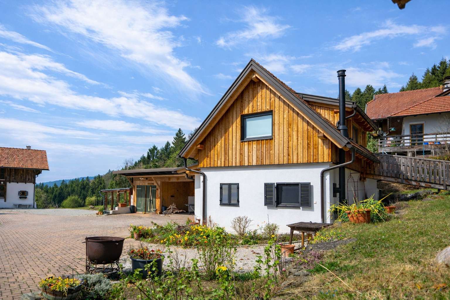 Stilvoller Landsitz mit Gästehaus auf großem Grundstück in idyllischer Wörthersee-Nähe — Bild 8