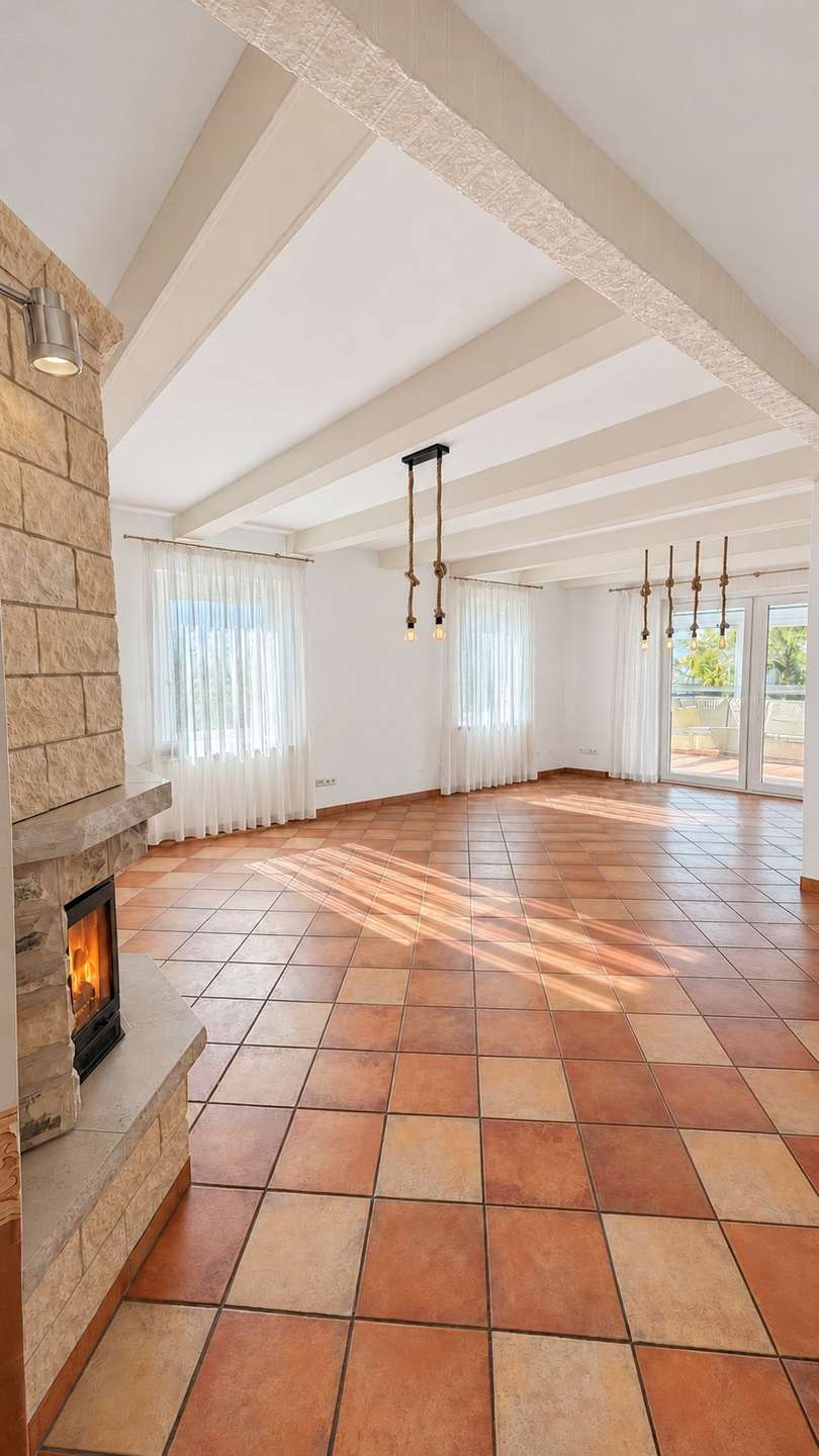 Wohnzimmer Kamin