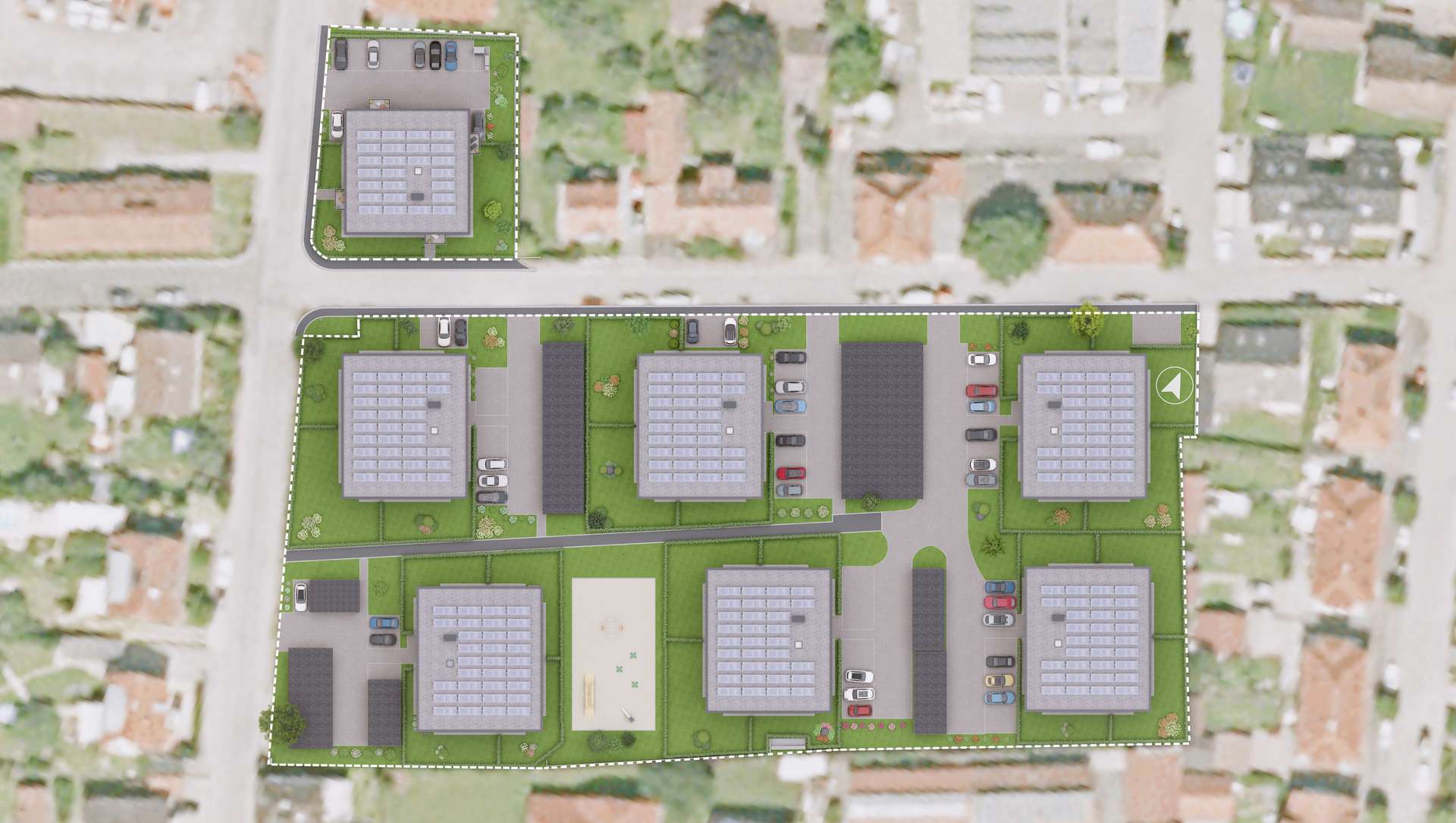 Lageplan des Goldsteig Quartiers in Plattling