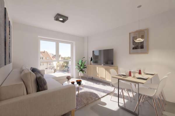 Neu saniert, top Lage: 3-Zimmer-Wohnung im Herzen von Waiblingen