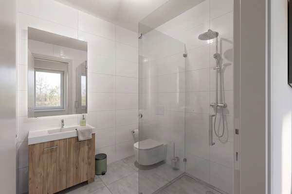 Badezimmer - Visualisierung, Abweichungen zur finalen Ausführung möglich