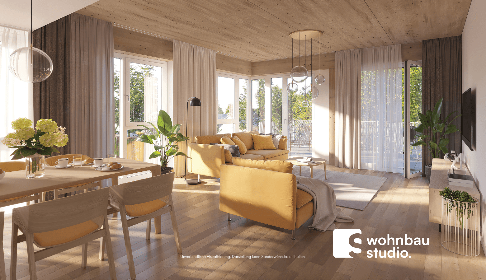 Wohnzimmer Visualisierung