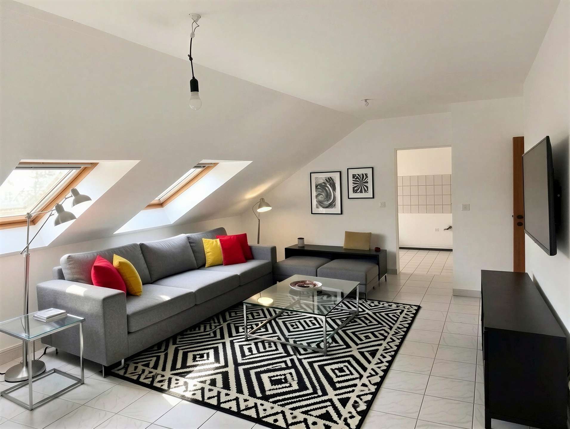Selbst einziehen! Top gepflegte ETW mit Tiefgarage in Dortmund Hörde! in Dortmund - Wohnzimmer - Homestaging