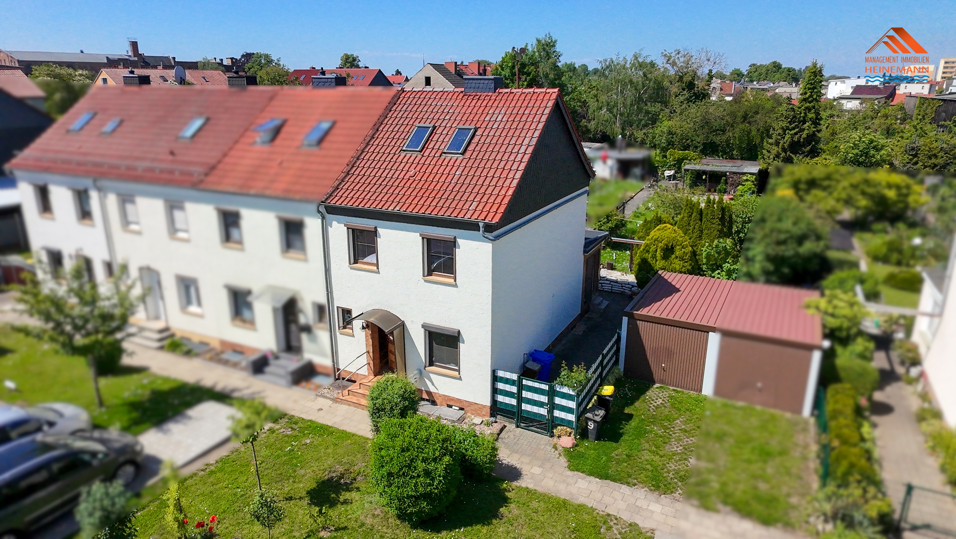 Platz für die Familie: Reihenendhaus mit Garage und Garten in Calbe (Saale)