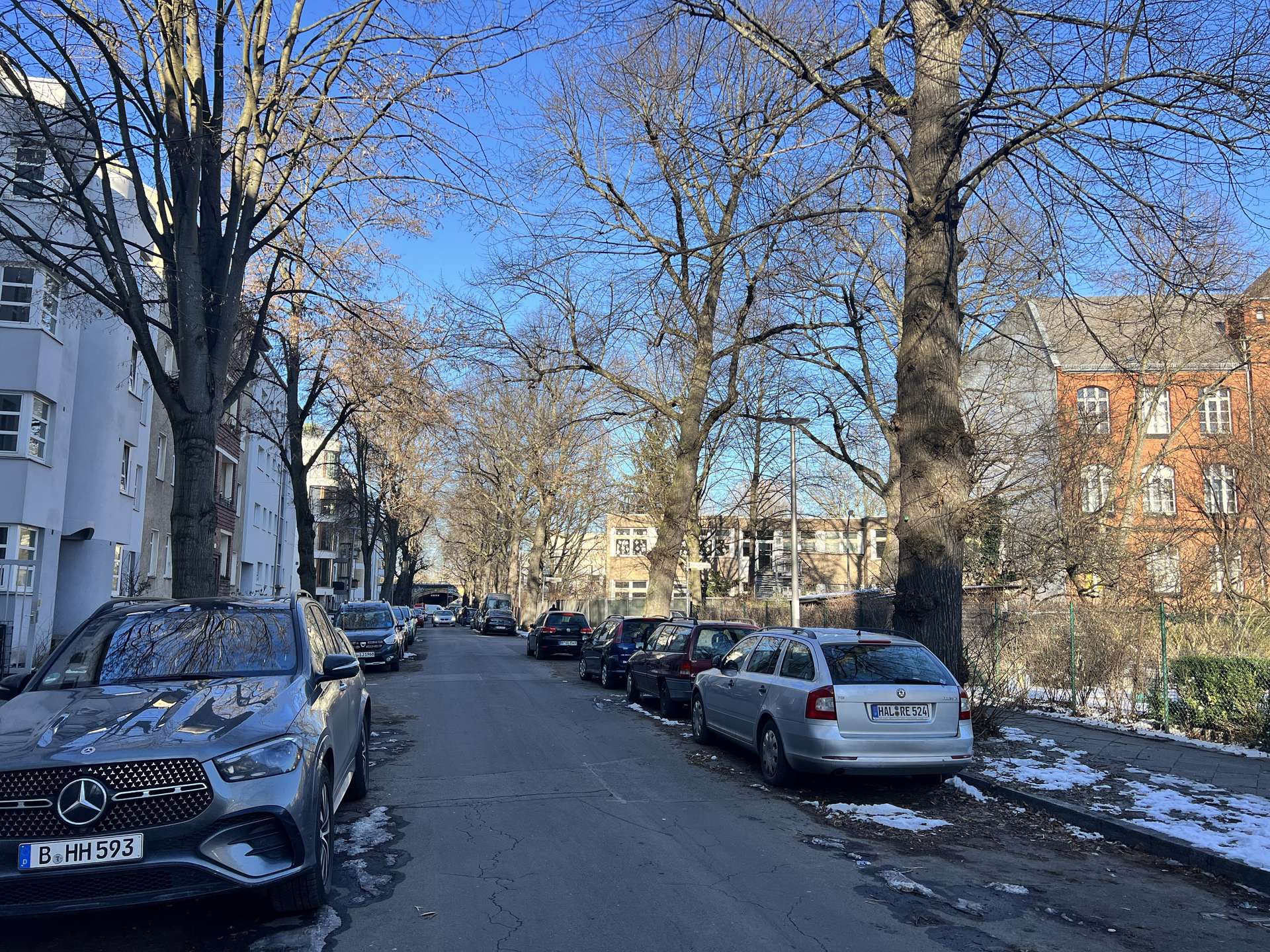 Blick in die Wilhelm-Kuhr-Straße